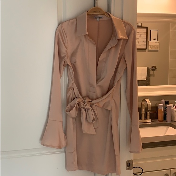 Fashion Nova Dresses & Skirts - Silk Pink Dress